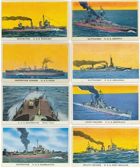 1942 R169 Cameron Sales "Warships" Complete Set (60)